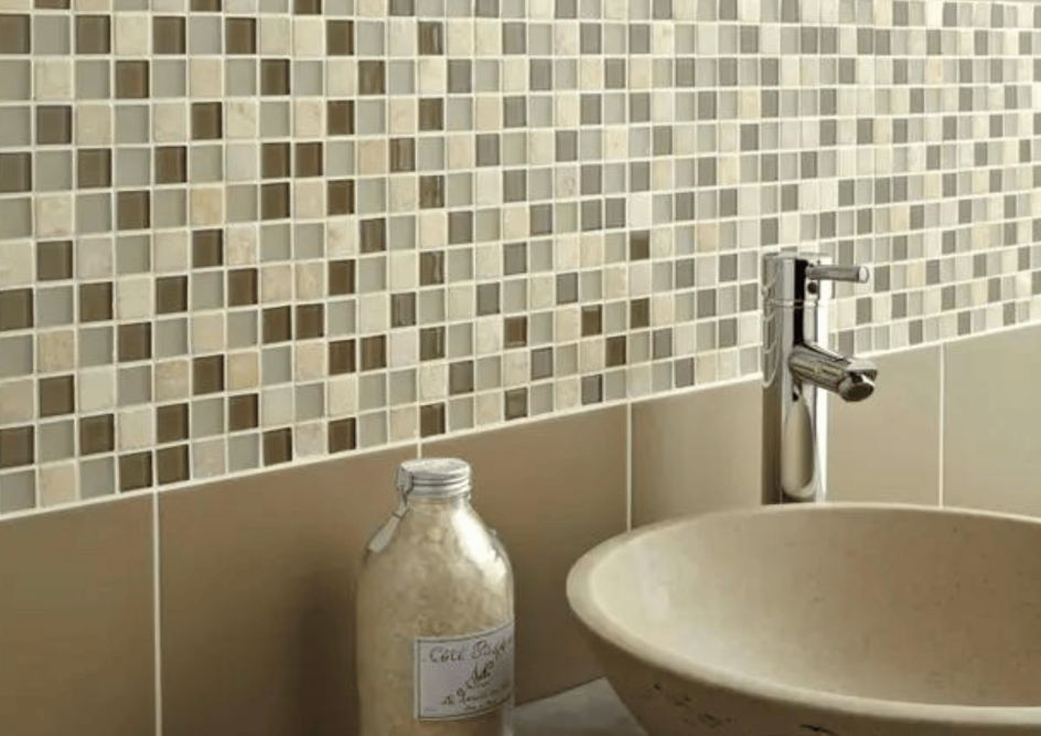 Mosaïque mural à Mulhouse.